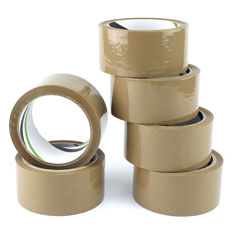 Banda adeziva solvent, 48mm x 60m, scotch maro ambalare, set 6 bucati - imagine 6